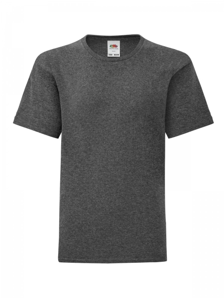 t-shirt-bambino-iconic-colorata-fruit-of-the-loom-dark heather grey.jpg